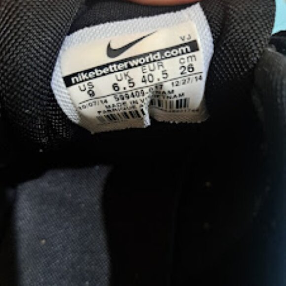 Womens Nike Air Max Thea black running shoes size 8.5 - Picture 6 of 7